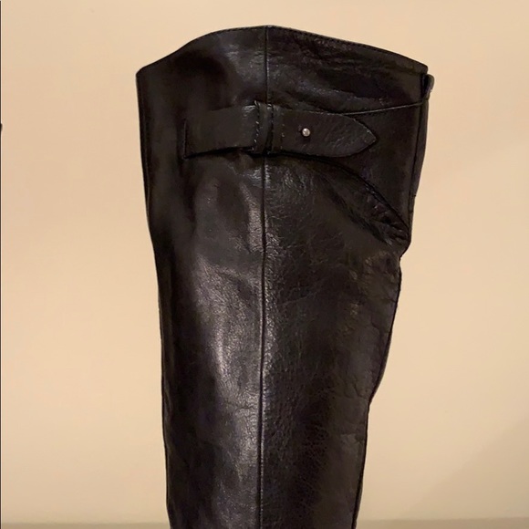 Dolce Vita knee high black leather boots size 10 - Picture 3 of 4